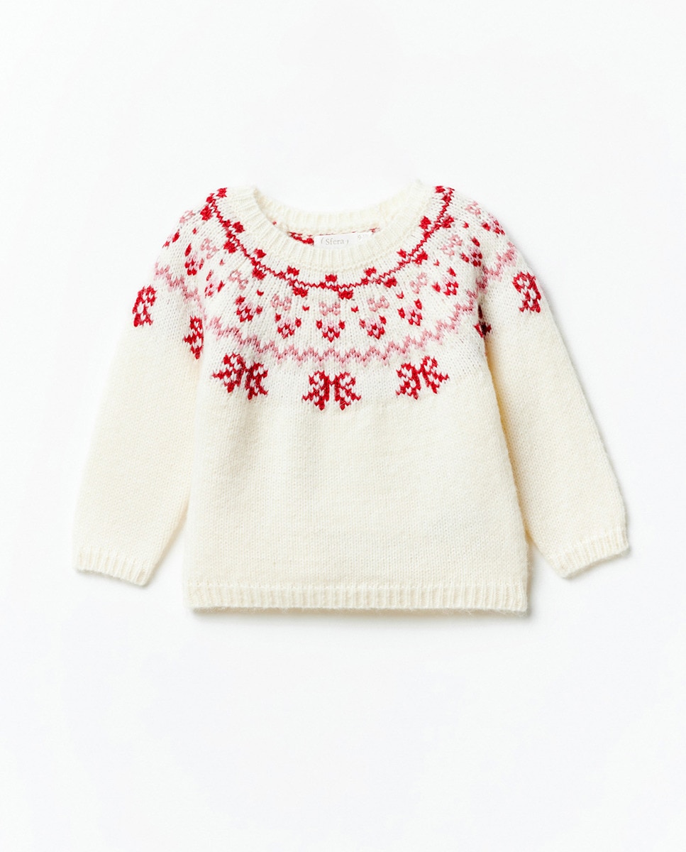 jersey navideño zara zara navidad mujer