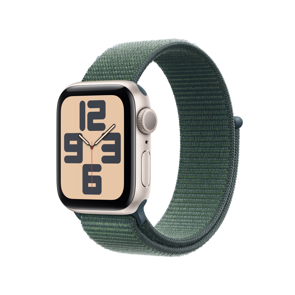 Apple Watch SE GPS 40mm Aluminio Blanco Estrella con correa Loop Deportiva Verde Lago Blanco estrella-1