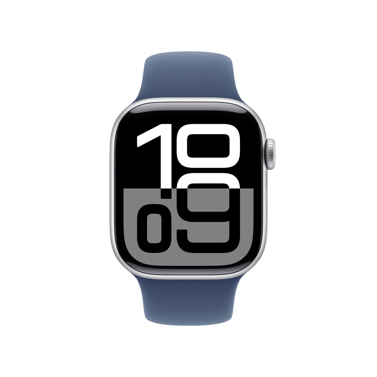 Apple Watch Series 10 GPS 42mm Aluminio Plata con correa Deportiva Azul Denim S/M Plata-3