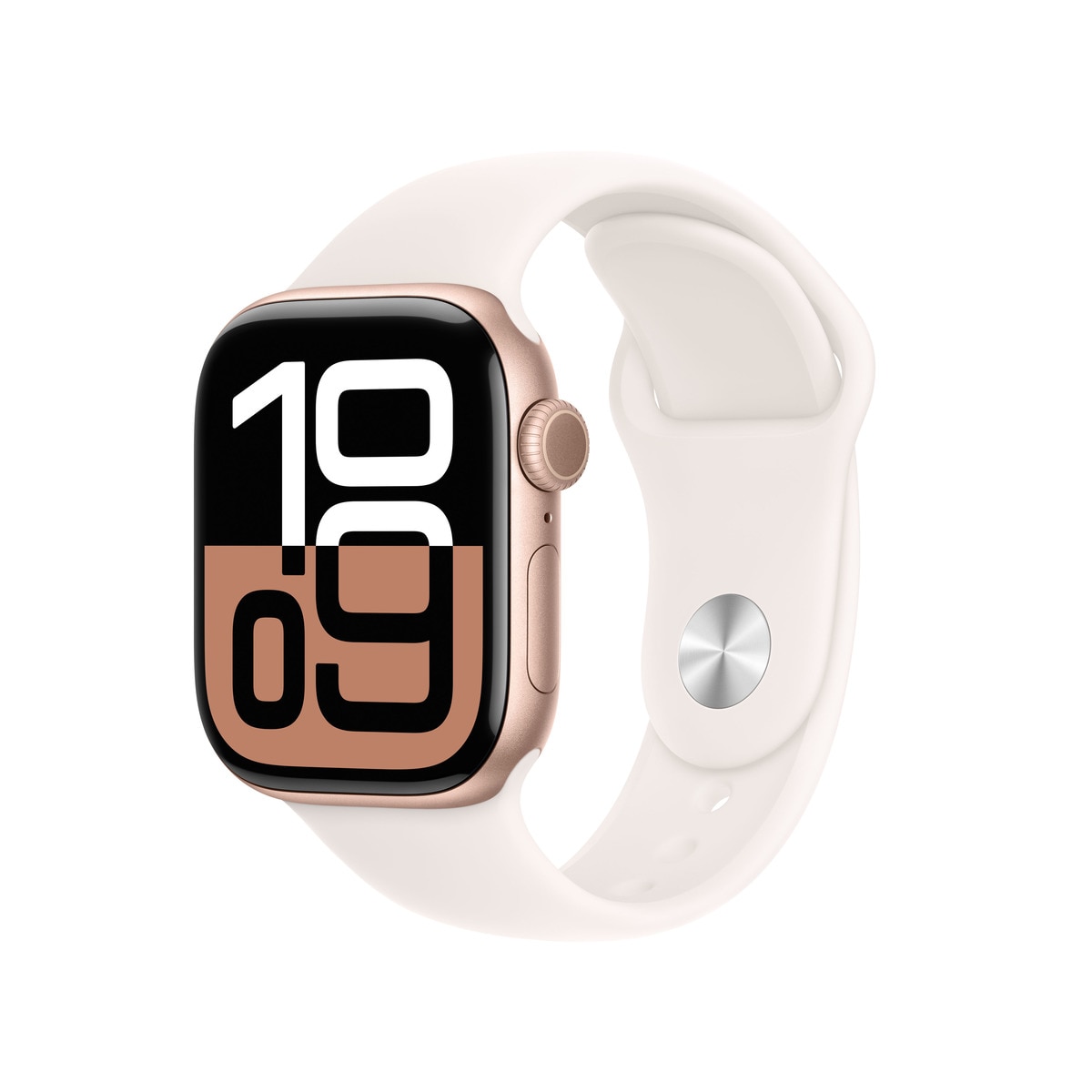 Apple Watch Series 10 GPS 42mm Aluminio Oro Rosa con correa Deportiva Rosa Rubor M/L Oro Rosa-1