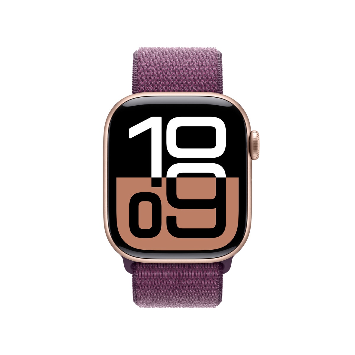 Apple Watch Series 10 GPS 42mm Aluminio Oro Rosa con correa Loop Deportiva Ciruela Oro Rosa-3