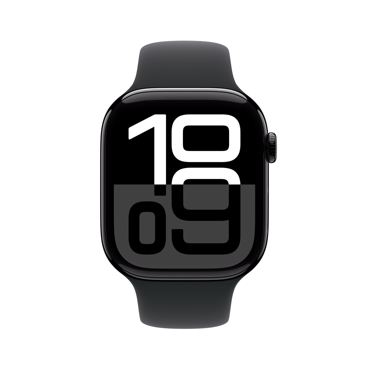 Apple Watch Series 10 GPS + Cellular 42mm Aluminio Negro Azabache con correa Deportiva Negra S/M Negro Azabache-3