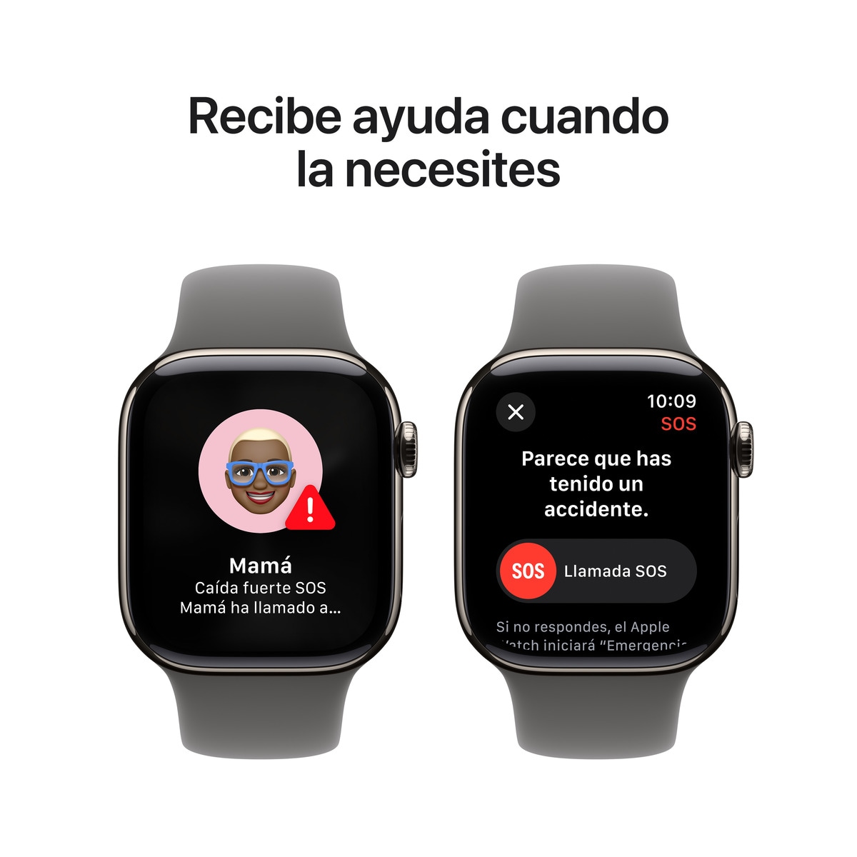 Apple Watch Series 10 GPS + Cellular 42mm Titanio Natural con correa Deportiva Gris Piedra M/L Natural-7