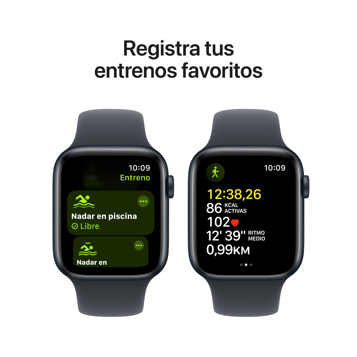 Apple Watch SE GPS 44mm Aluminio Medianoche con correa Deportiva Medianoche S/M Medianoche-6
