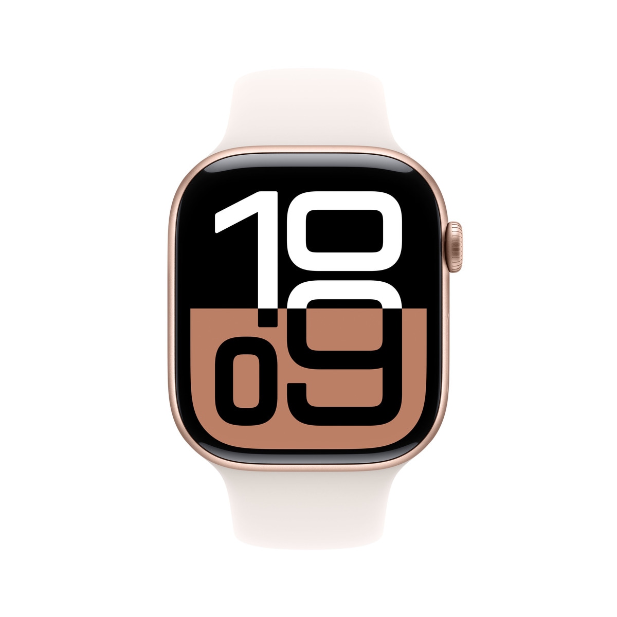 Apple Watch Series 10 GPS + Cellular 46mm - Alumínio Rose Gold com Bracelete Desportiva Light Blush (Tam.M/L) Dourado Rosa-3