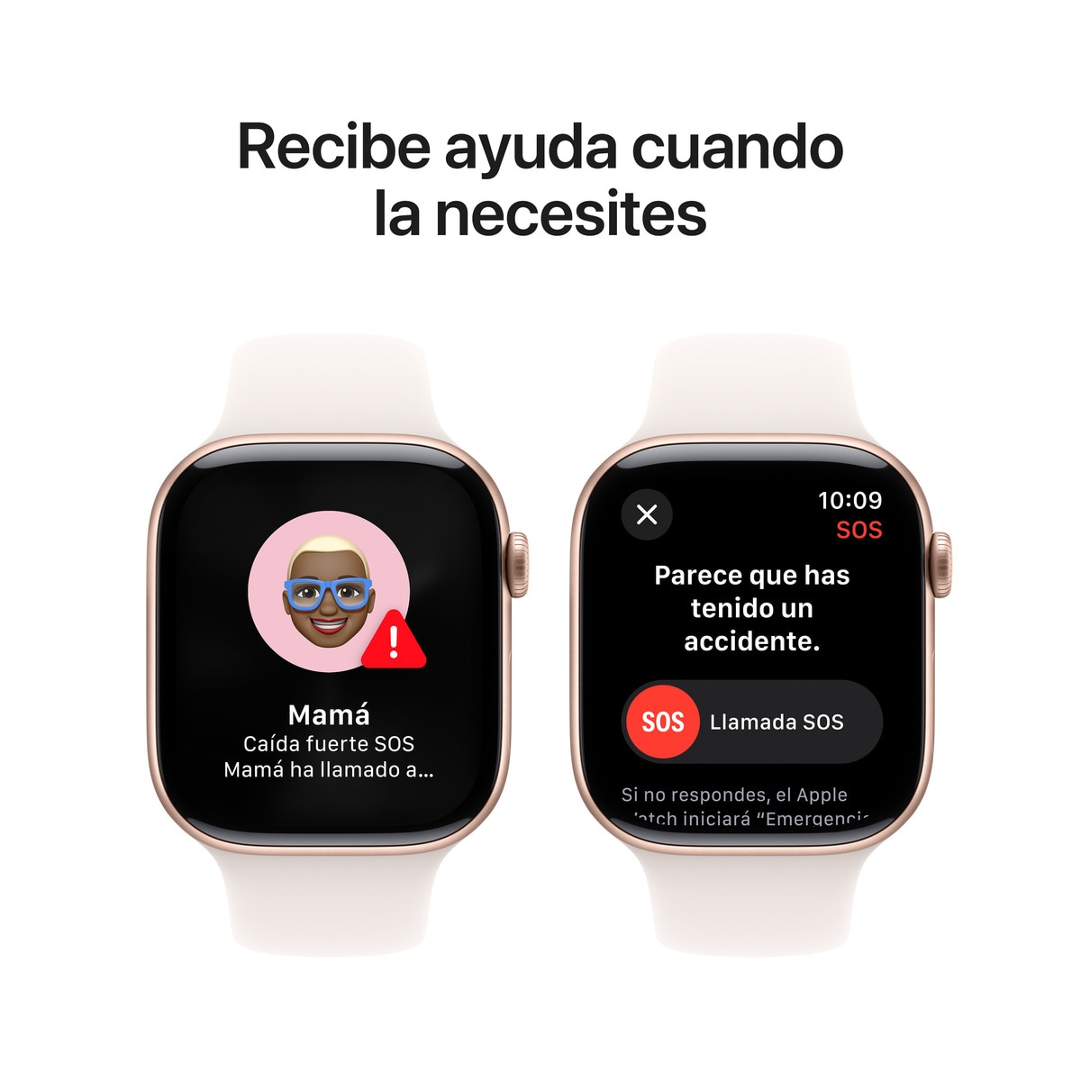 Apple Watch Series 10 GPS + Cellular 46mm - Alumínio Rose Gold com Bracelete Desportiva Light Blush (Tam.M/L) Dourado Rosa-7