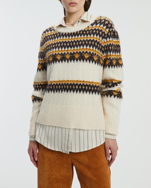 Imagen 0 de Jersey de mujer cuello redondo manga larga