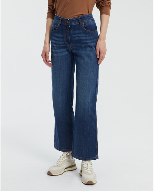 Imagen 0 de Vaquero de mujer cropped de tiro alto