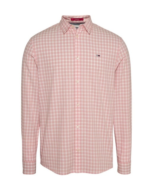 Imagen 0 de Camisa de hombre de manga larga con estampado de cuadros y fit classic