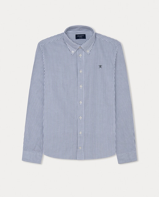 Imagen 0 de Camisa de rayas básica oxford de niño