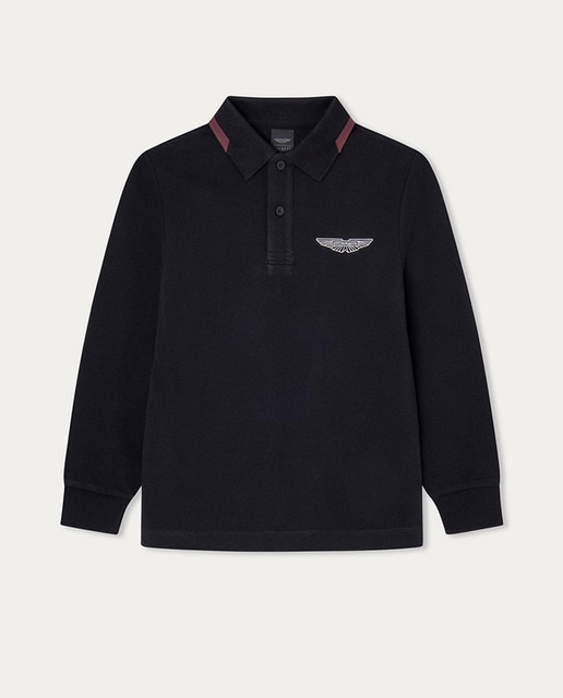 Imagen 0 de Polo de niño Aston Martin Racing en manga larga