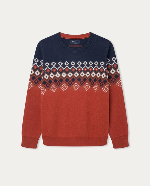 Imagen 0 de Jersey de niño con combinación de colores y cuello redondo