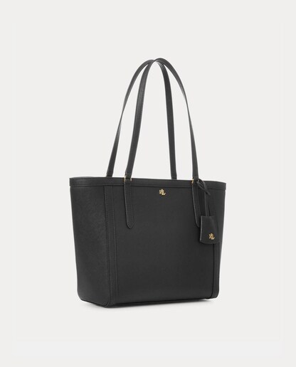 Imagen 0 de Tote mediano Clare de piel vacuna en negro