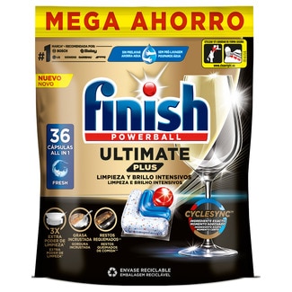 Pastilhas Máquina Loiça Ultimate Plus Reg. embalagem 36 pastilhas - Finish