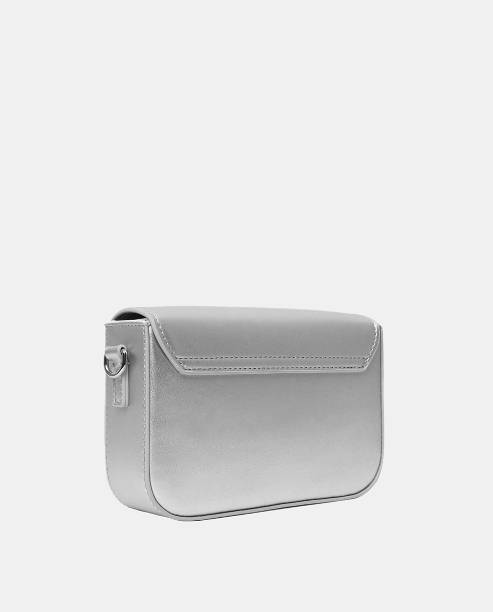 Mala de Ombro Modelo Pantone - Prateado Prata-5