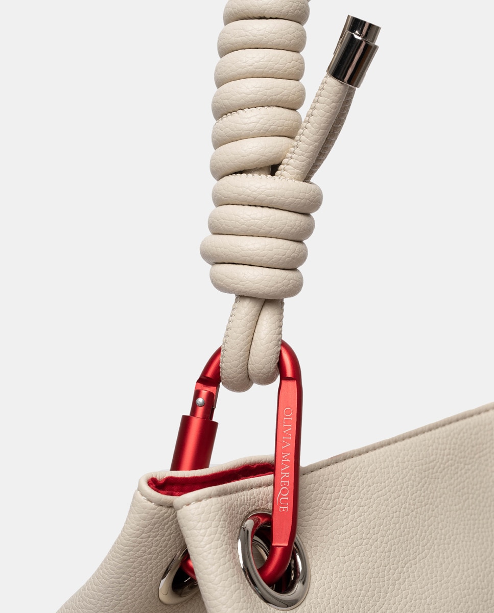 Mala Shopper Grande Petra com Alça Multicolor - Bege Bege-9