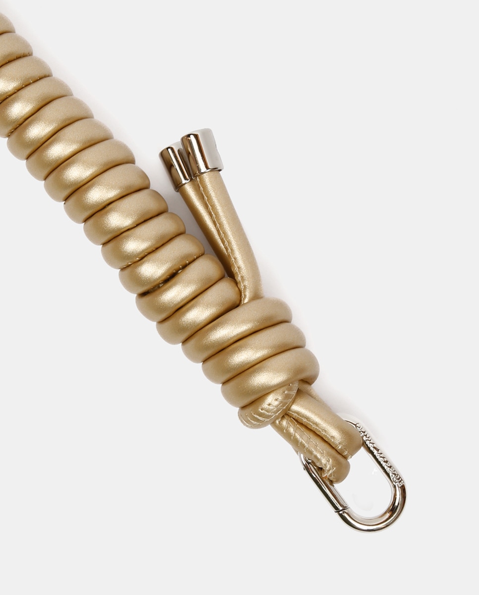 Corrente Ondulada - Prateado Ouro-2