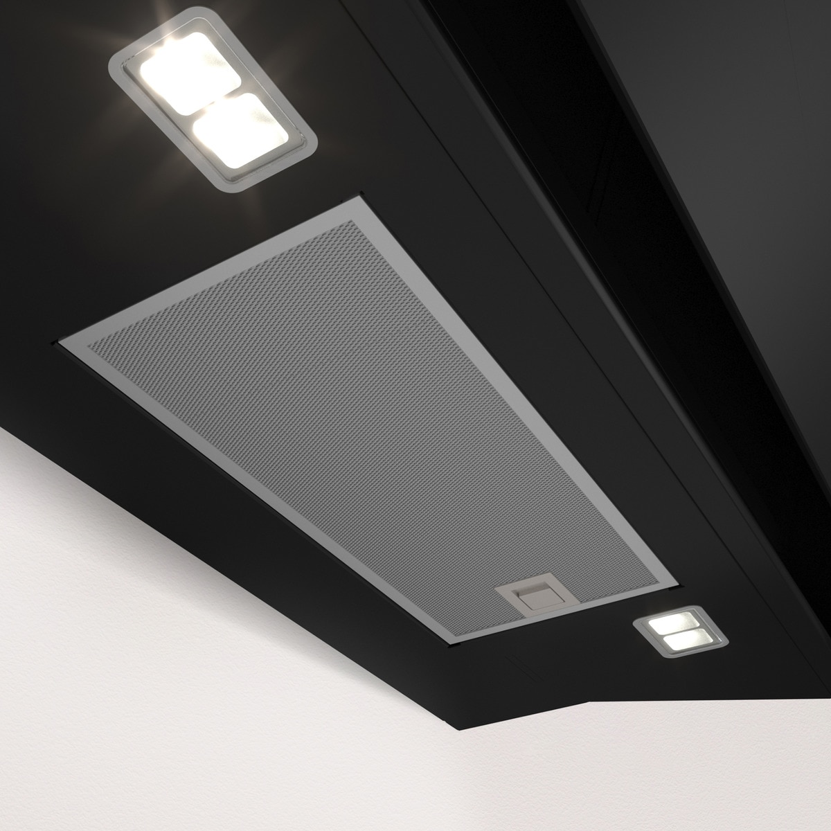 Campana decorativa Balay, inclinada, aspiración perimetral, 4 velocidades - 3BC587LN Cristal negro-6