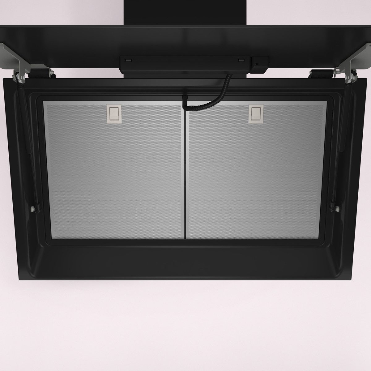 Campana decorativa Balay, inclinada, aspiración perimetral, 4 velocidades - 3BC587LN Cristal negro-7