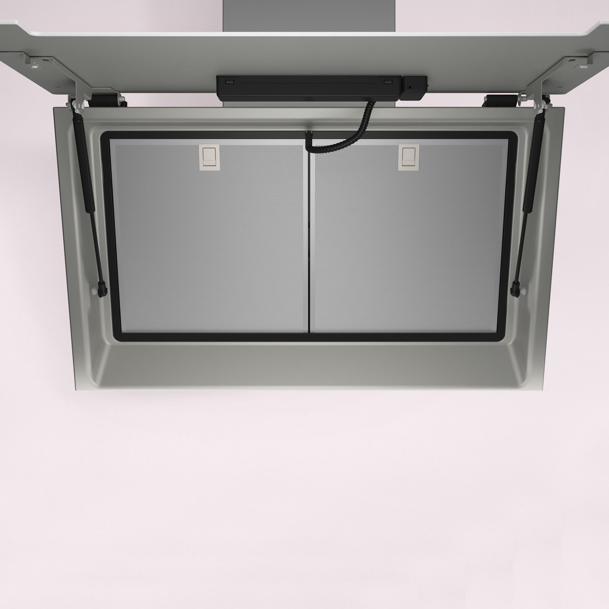 Campana decorativa Balay, inclinada, aspiración perimetral, 4 velocidades - 3BC587LB Cristal blanco-7