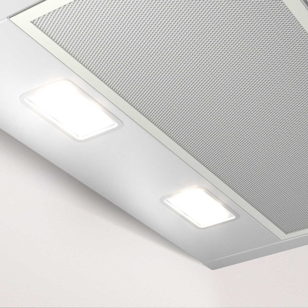 Campana decorativa Balay, inclinada, aspiración perimetral, 4 velocidades - 3BC587GBH Cristal blanco-6