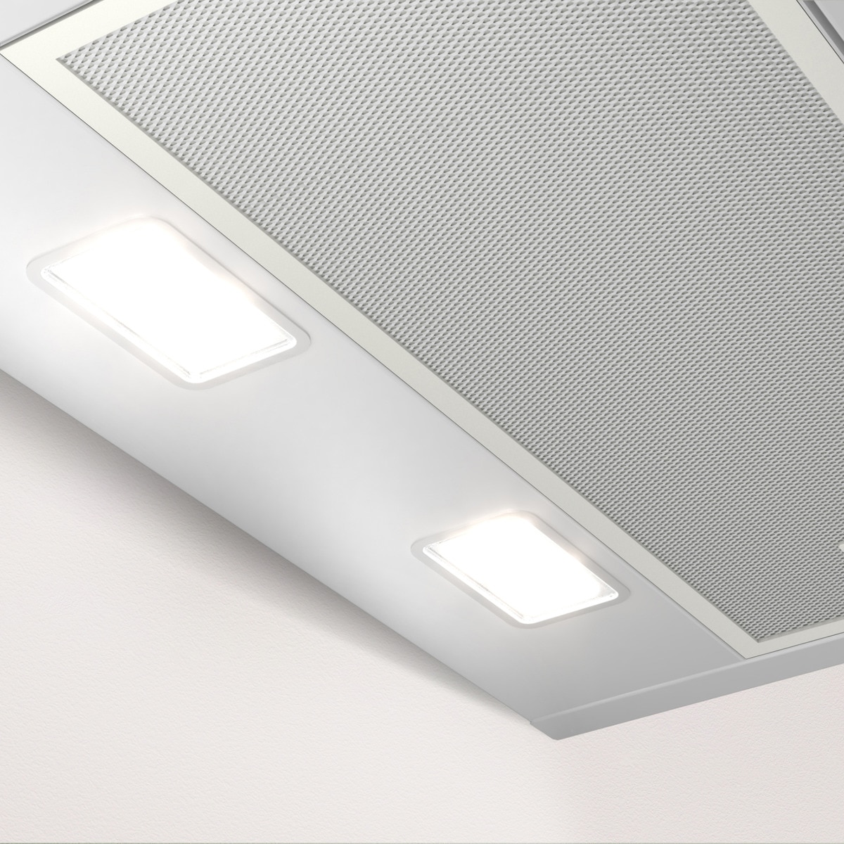 Campana decorativa Balay, inclinada, aspiración perimetral, 4 velocidades - 3BC567GBH Cristal blanco-6