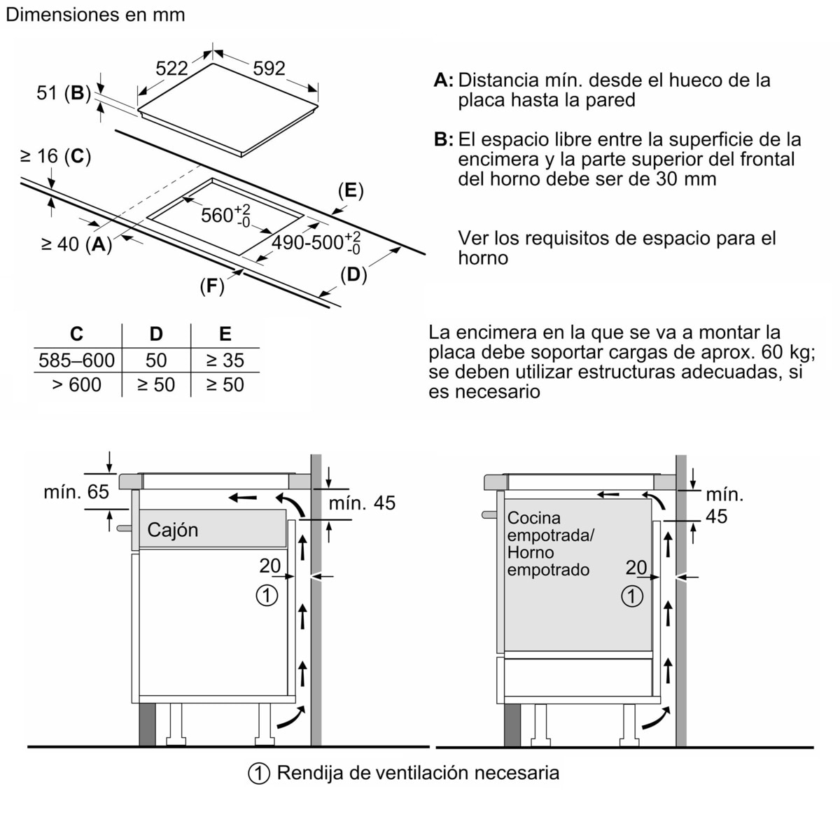 Placa inducción Balay 4 zonas de cocción - 3EB961LR Negro-6