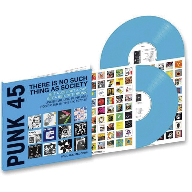 Imagen 0 de Punk 45, there's no such thing as society (Edición Color) (2 LP-Vinilo)
