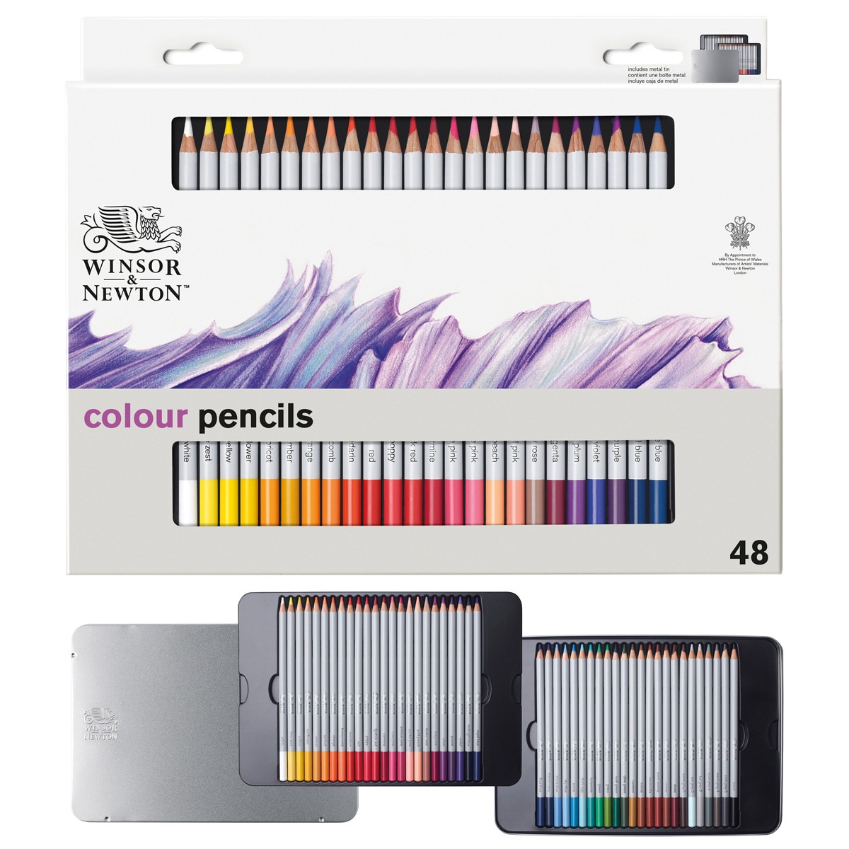 Imagen 0 de Set 48 Lápices Colores Winsor&Newton