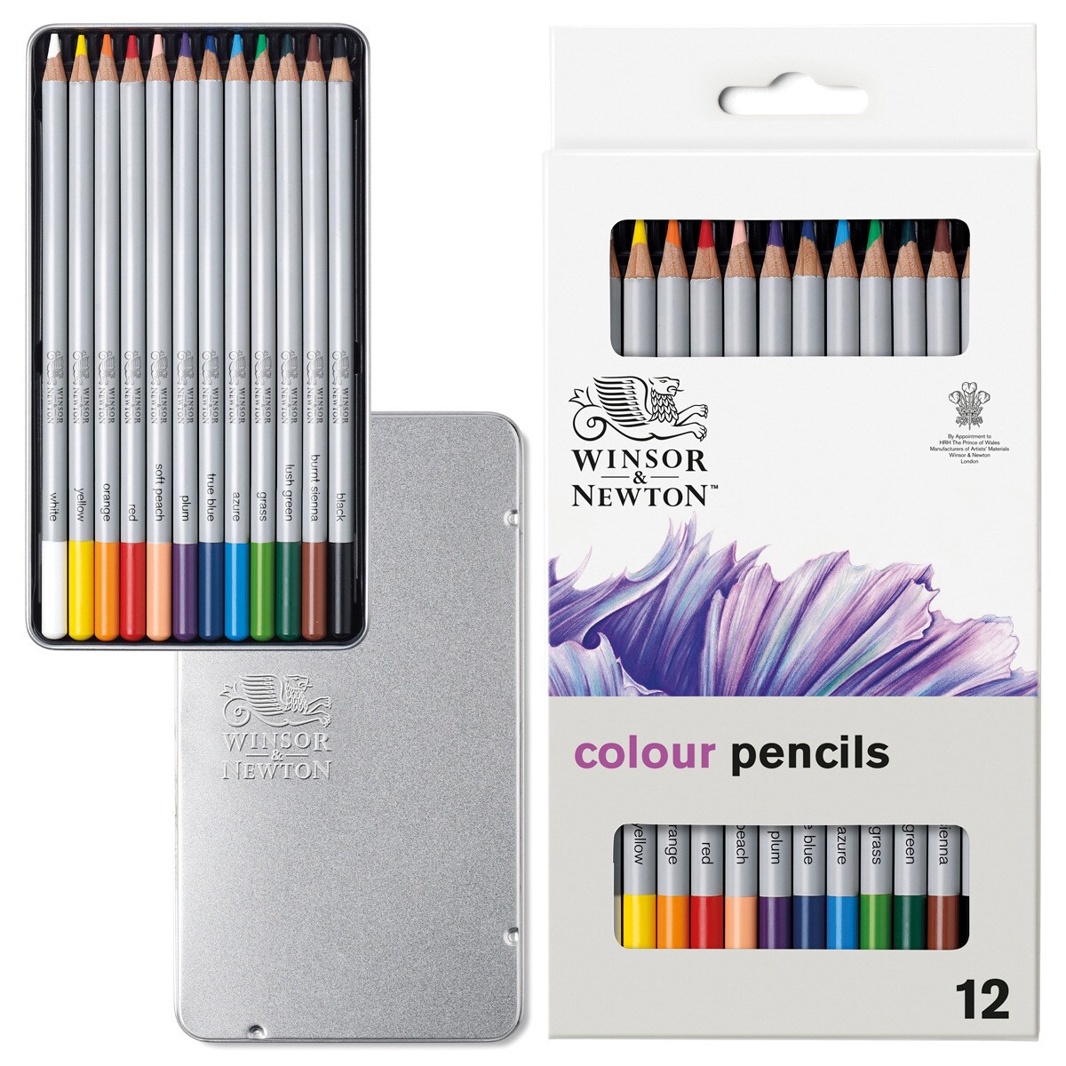Set 12 Lápices Colores Winsor&Newton 1