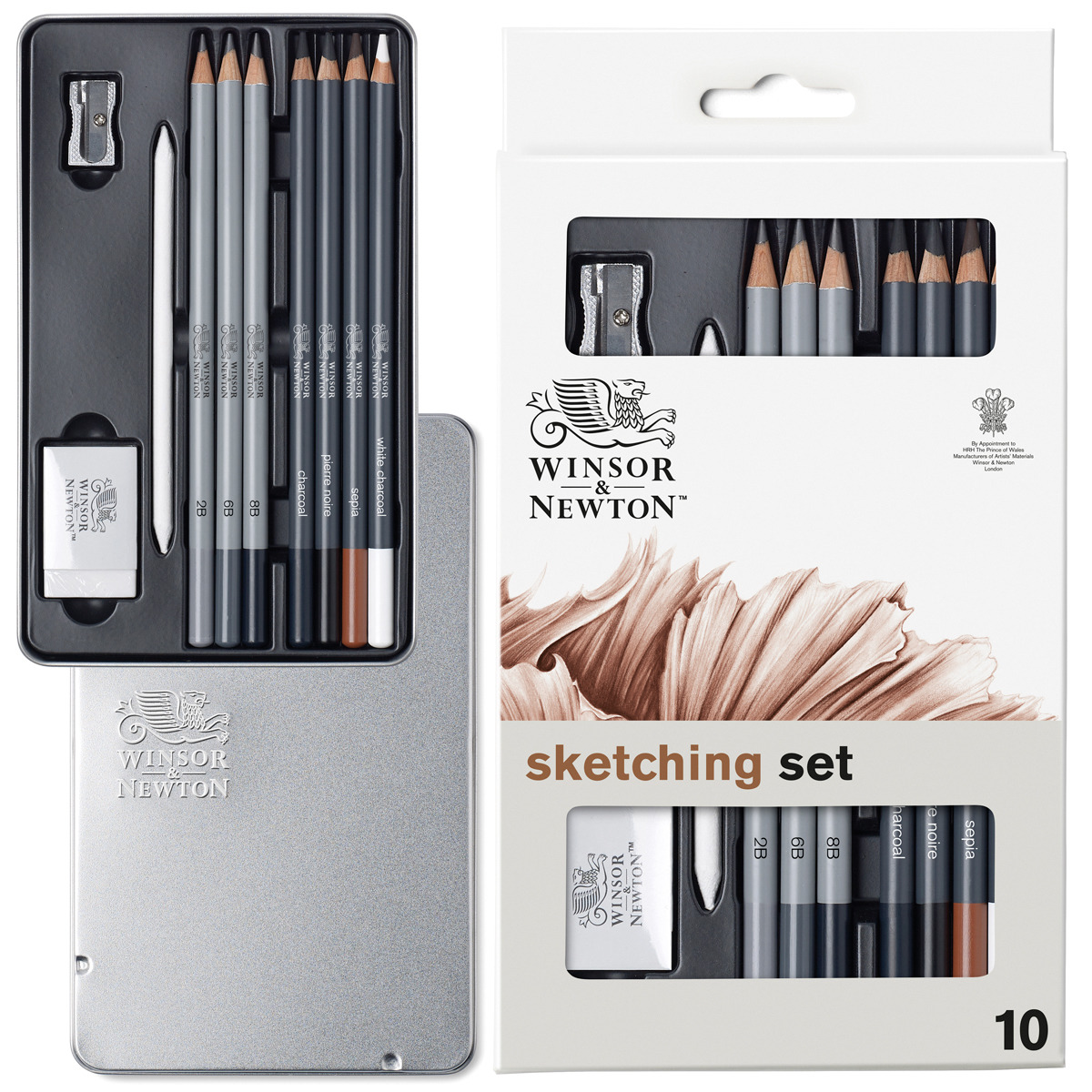 Imagen 0 de Set de Esbozo 10 Piezas Winsor&Newton