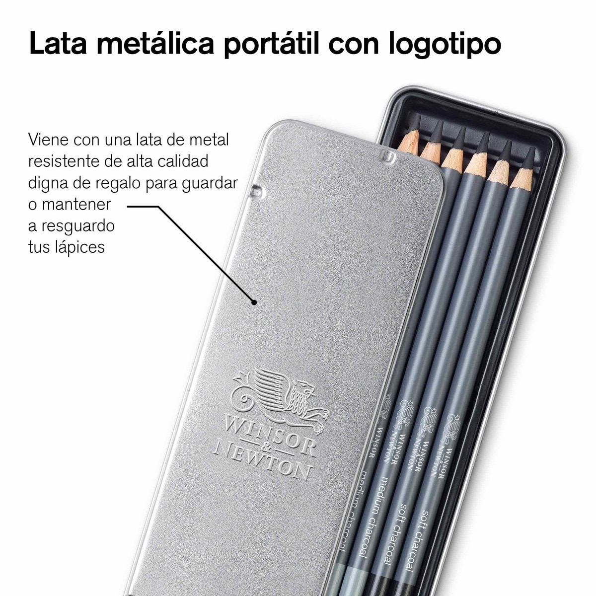 Set de 6 Carvões Sortidos com Caixa Metálica - Artigo Sortido. Envio realizado de forma aleatória 6