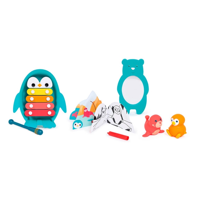 Imagen 0 de Conjunto de juguetes de baño Ludi de estimulación temprana