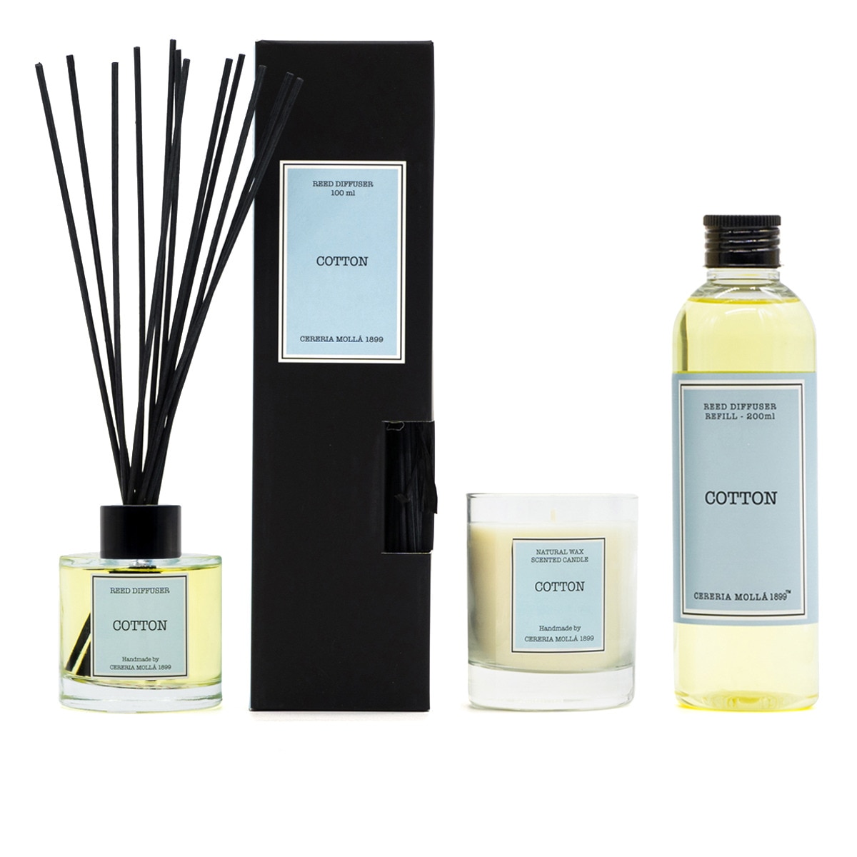 Colección de aromas Cotton Cereria Molla 1