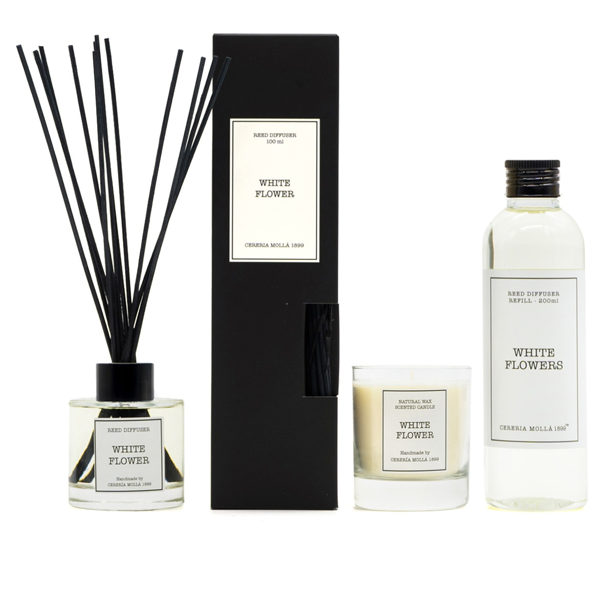 Colección de aromas White Flowers Cereria Molla 1