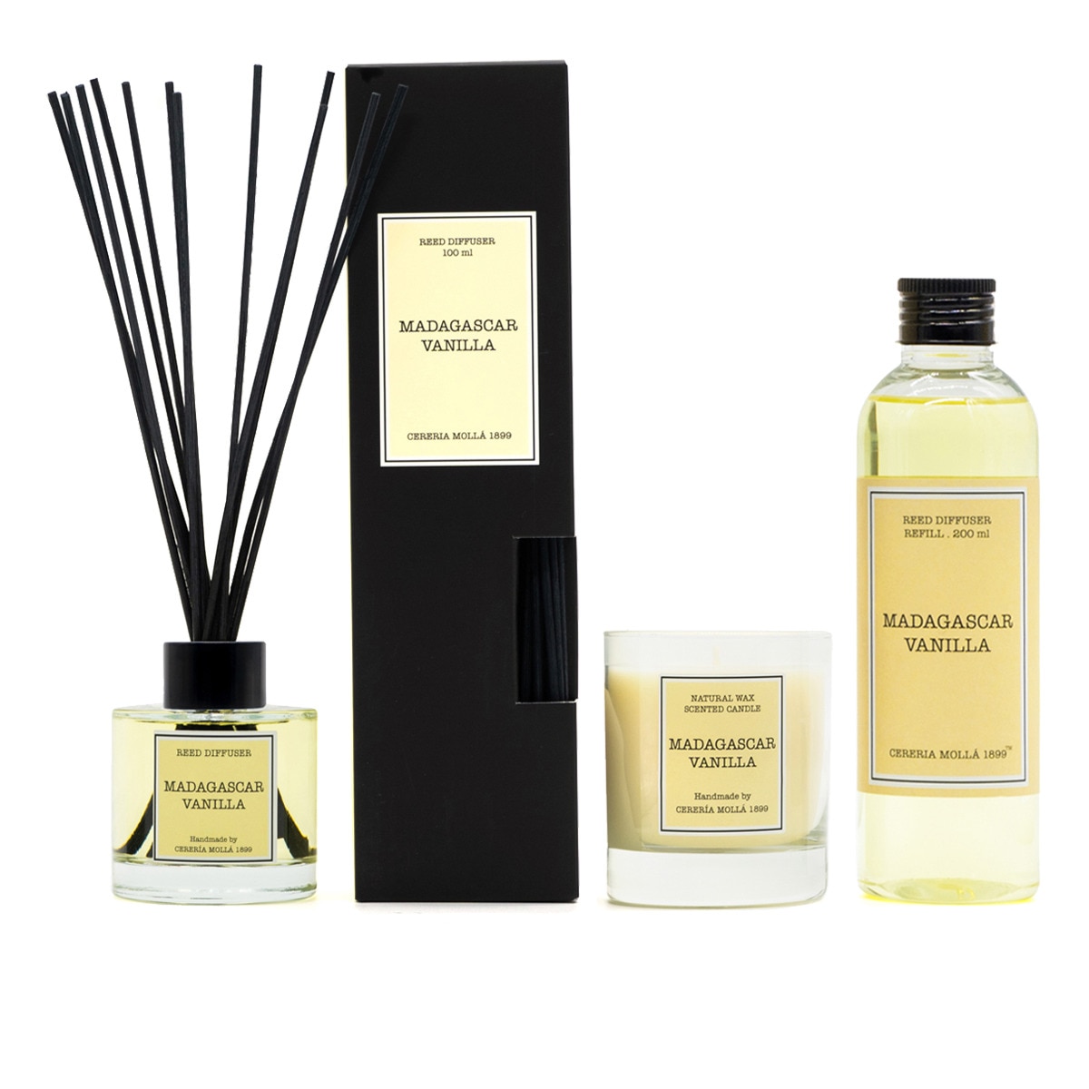Colección de aromas Madagascar Vani Cereria Molla 1