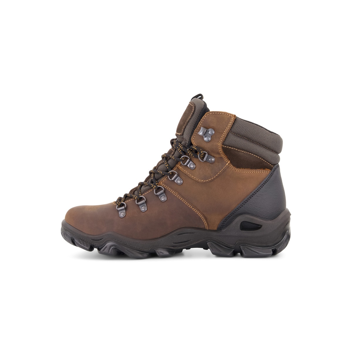 Botas de Campo em Nobuck com Atacadores Castanho-3