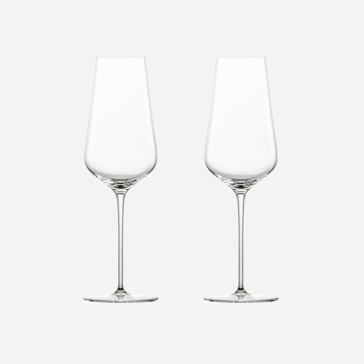 Juego de 2 copas de champán Duo Zwiesel Glas Transparente-1