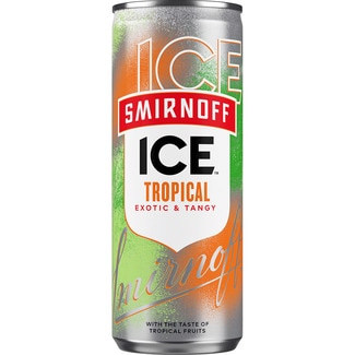 Ice vodka con bebida tropical lata 25 cl - Smirnoff