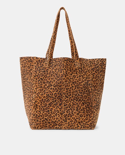 Imagen 0 de Bolso shopper de piel animal print