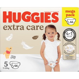 pañales hipoalergénicos Extra Care Disney con cuidado de la piel 11-25 kg bolsa 66 unidades - Huggies