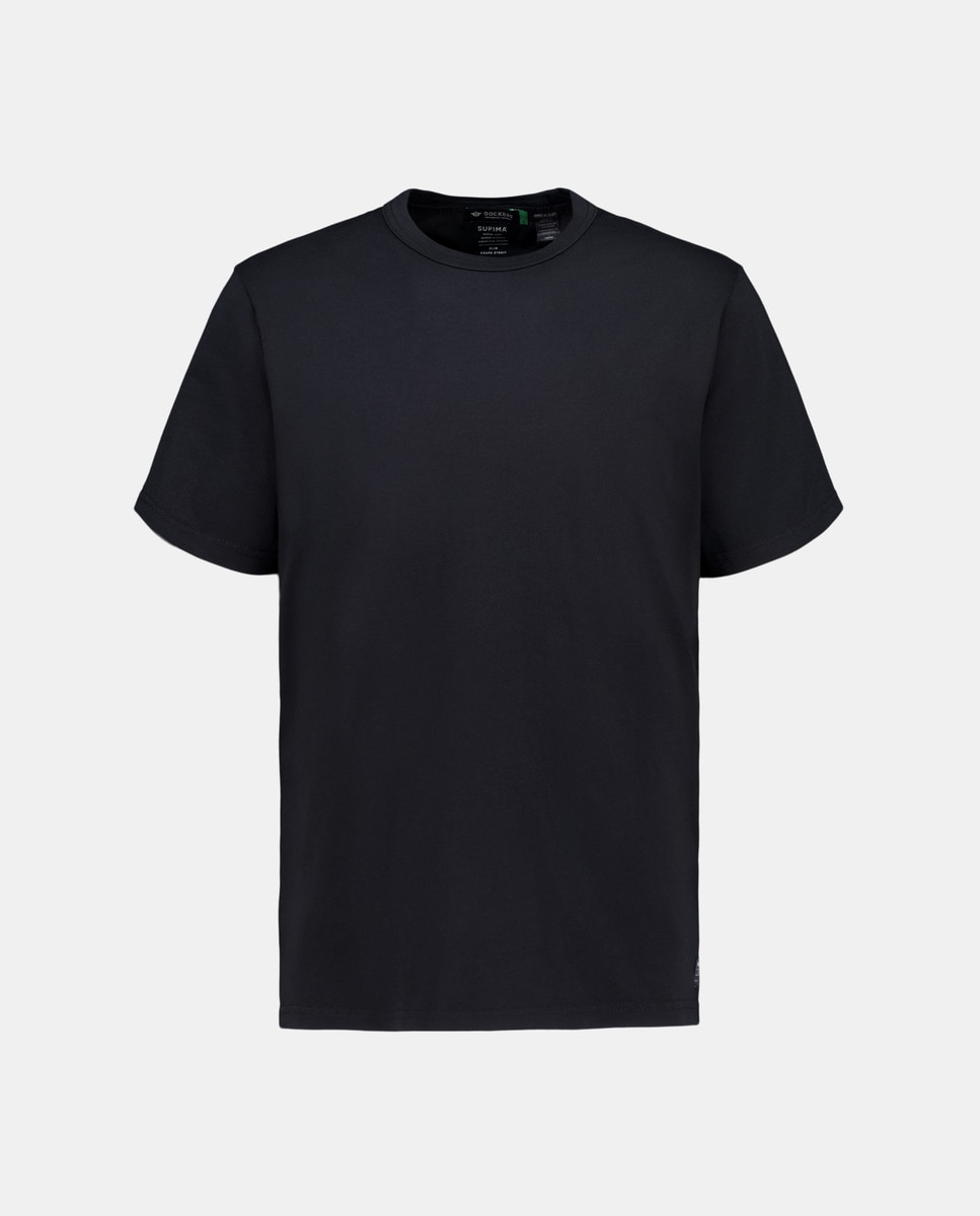 T-shirt de Manga Curta Preto-4