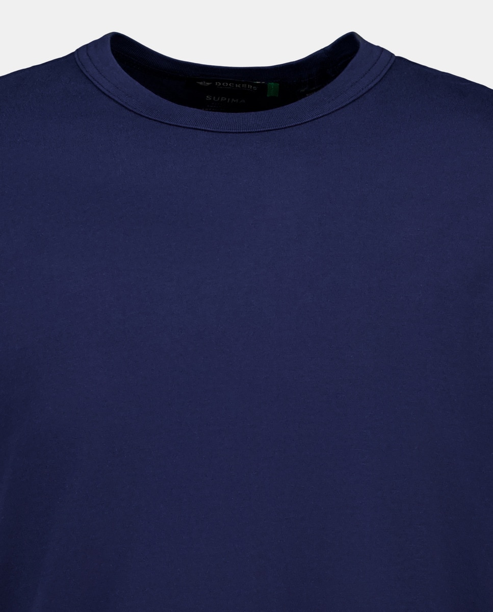 T-shirt de Manga Curta Azul-marinho-5