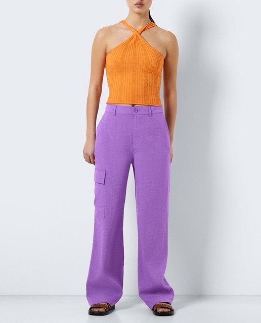 Imagen 0 de Pantalón de mujer cargo recto de mujer