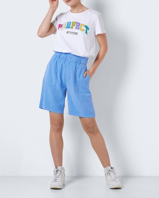 Imagen 0 de Bermuda de mujer de vestir cintura elastica