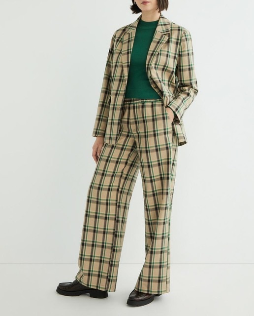 Imagen 0 de Pantalón de mujer a cuadros