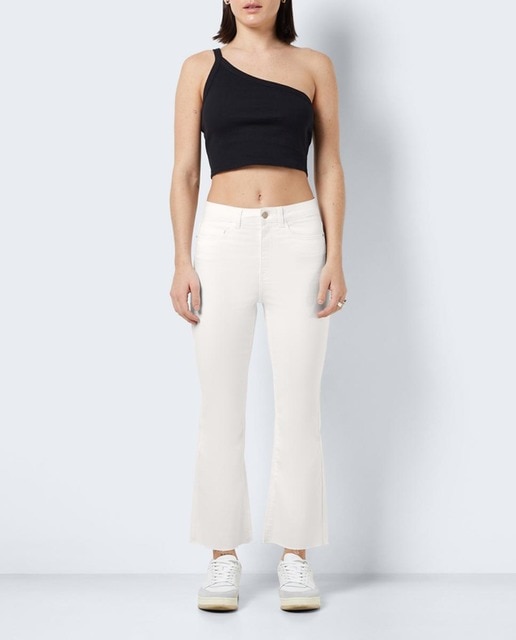 Imagen 0 de Vaqueros de tiro alto de mujer con pierna ligeramente acampanada