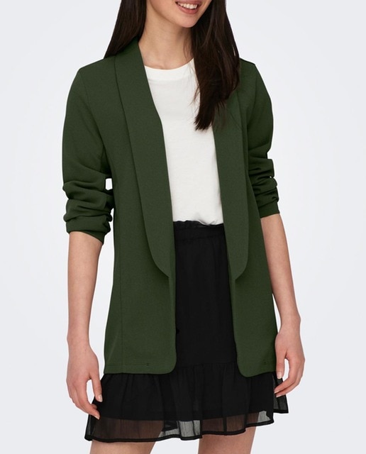 Imagen 0 de Blazer de mujer abierta con cuello de solapas