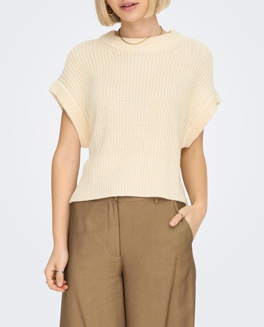 Imagen 0 de Chaleco de mujer de manga corta ancha