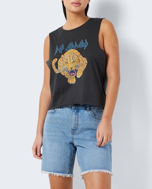 Imagen 0 de Camiseta de mujer sin mangass cuello redondo